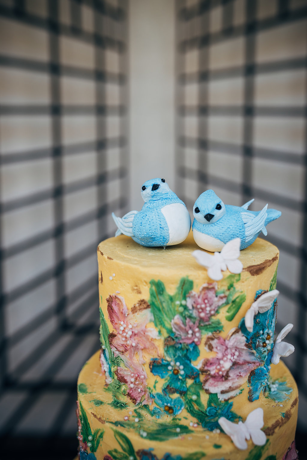 Timeless Love Weddings | Enchanted Inspirational wedding | Cake topper blue birds