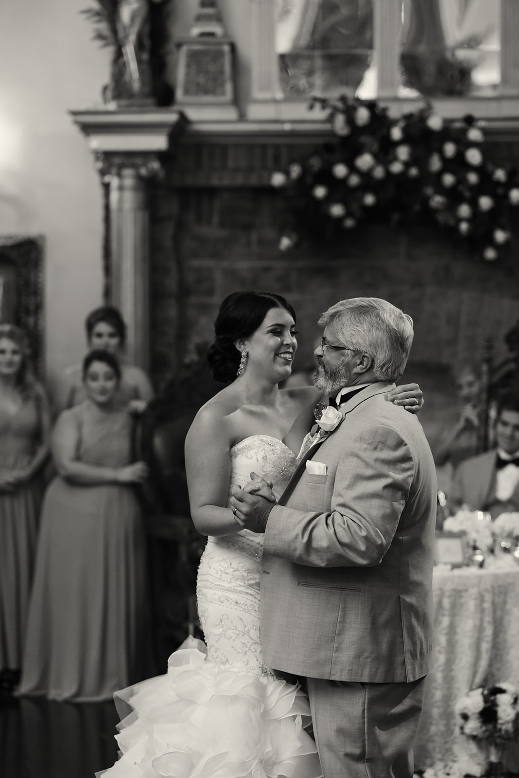 Timeless Love Weddings | Fairytale Barclay Villa Wedding | father daughter dance