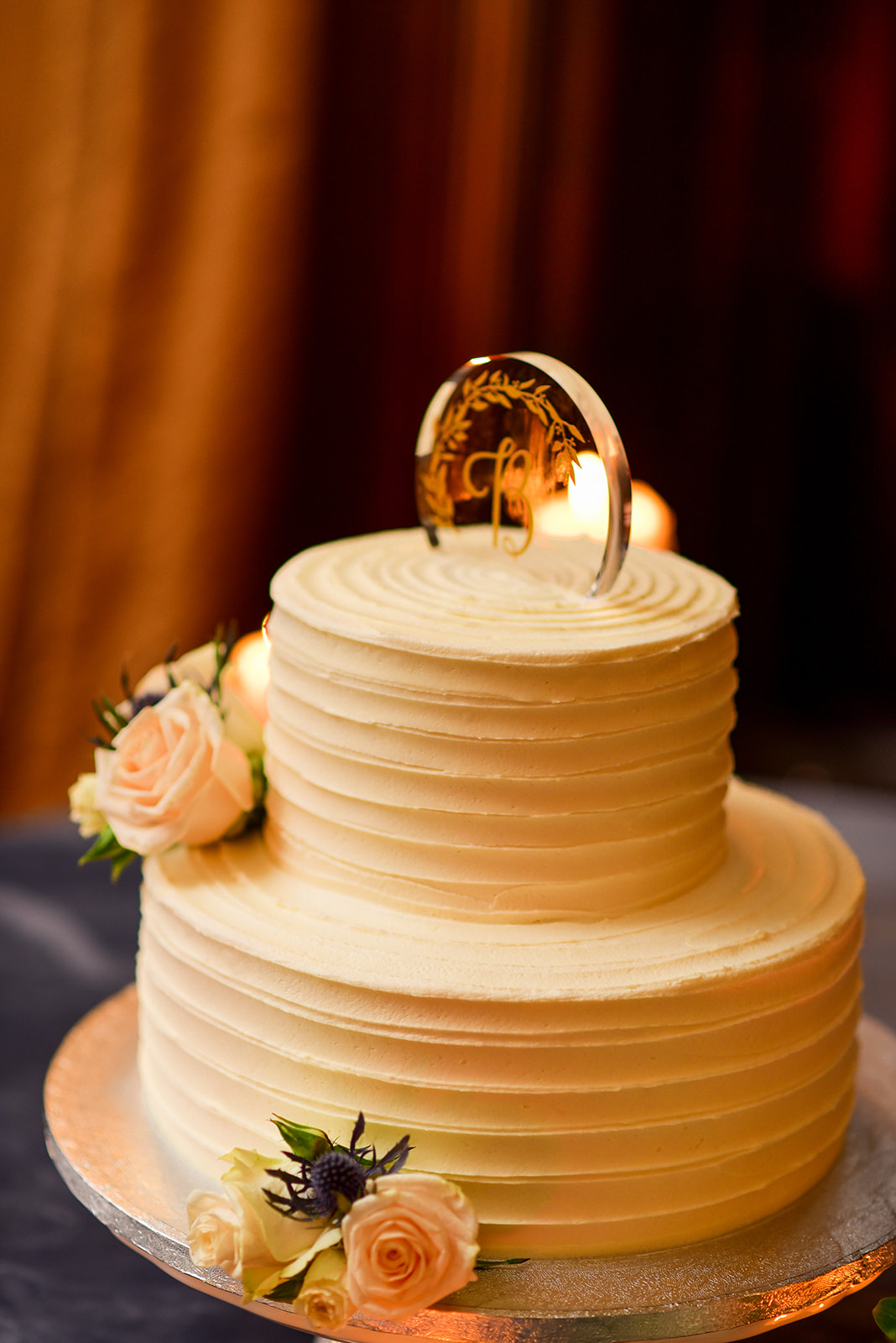 Timeless Love Weddings | Fairytale Barclay Villa Wedding | buttercream wedding cake