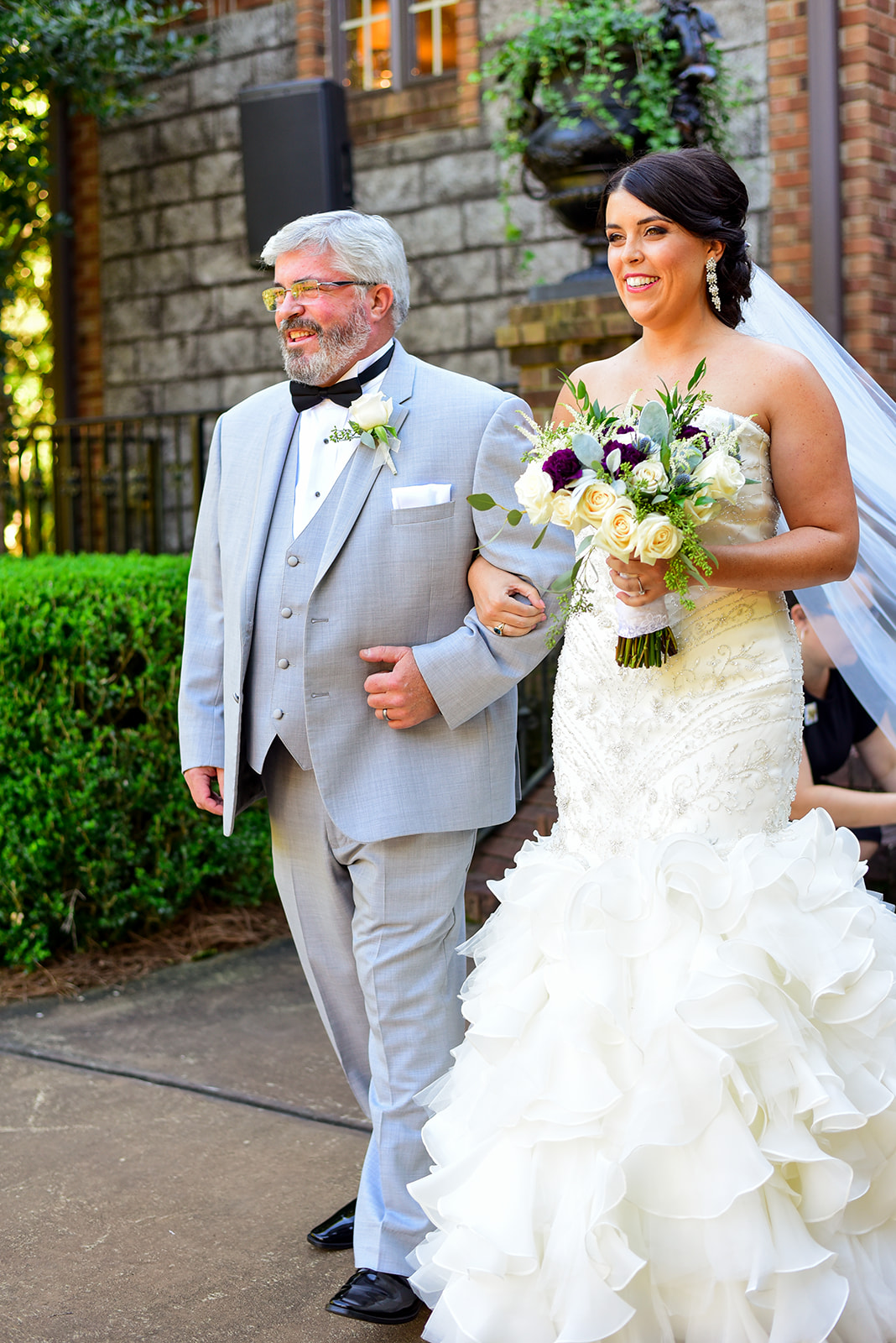Timeless Love Weddings | Fairytale Barclay Villa Wedding | Ceremony Bridal March