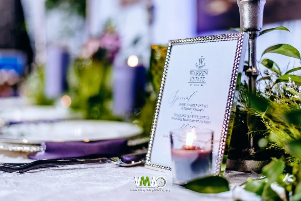 Timeless Love Weddings | Forever Bridal show - tablescape custom candles